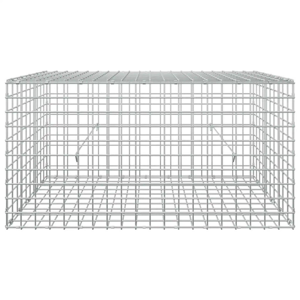 Gabione con filo da 5 mm e rete da 5x5 cm 100x50x50 cm 3464228