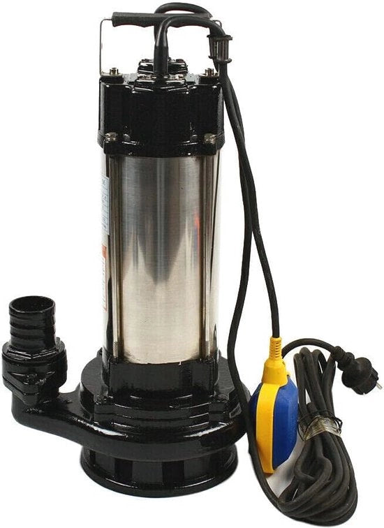 Pompa di scarico 1,5 kW - Pompa doppia per giardino e fontana - Carico pesante - 36000 l/h