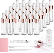 Mini-pipette da 3 ml - Bicchieri di vetro per gocce - 30 pezzi - Con pipetta per gocce
