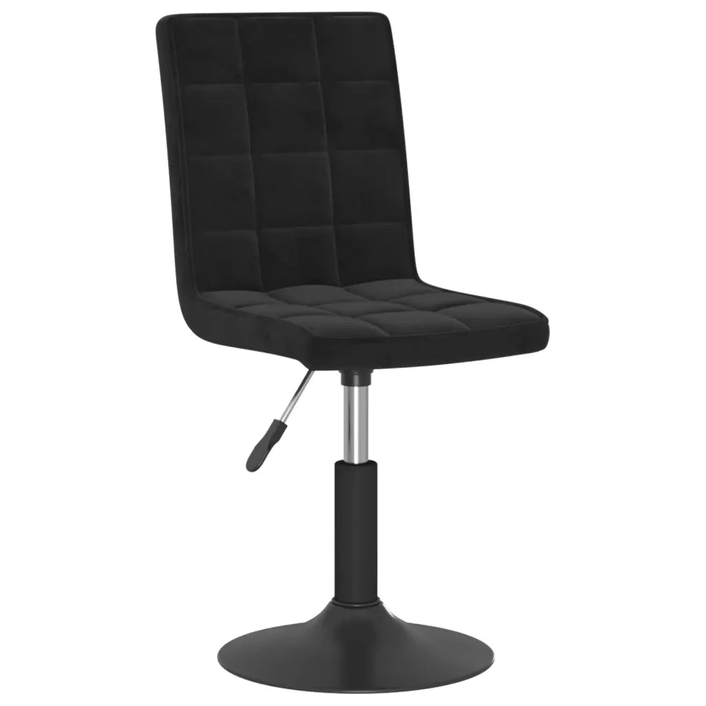 Sedie da Pranzo Girevoli 4 pz Nere in Vellutocod mxl 73495