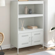 Credenza Bianca 68x39x113 cm in Acciaio 842975