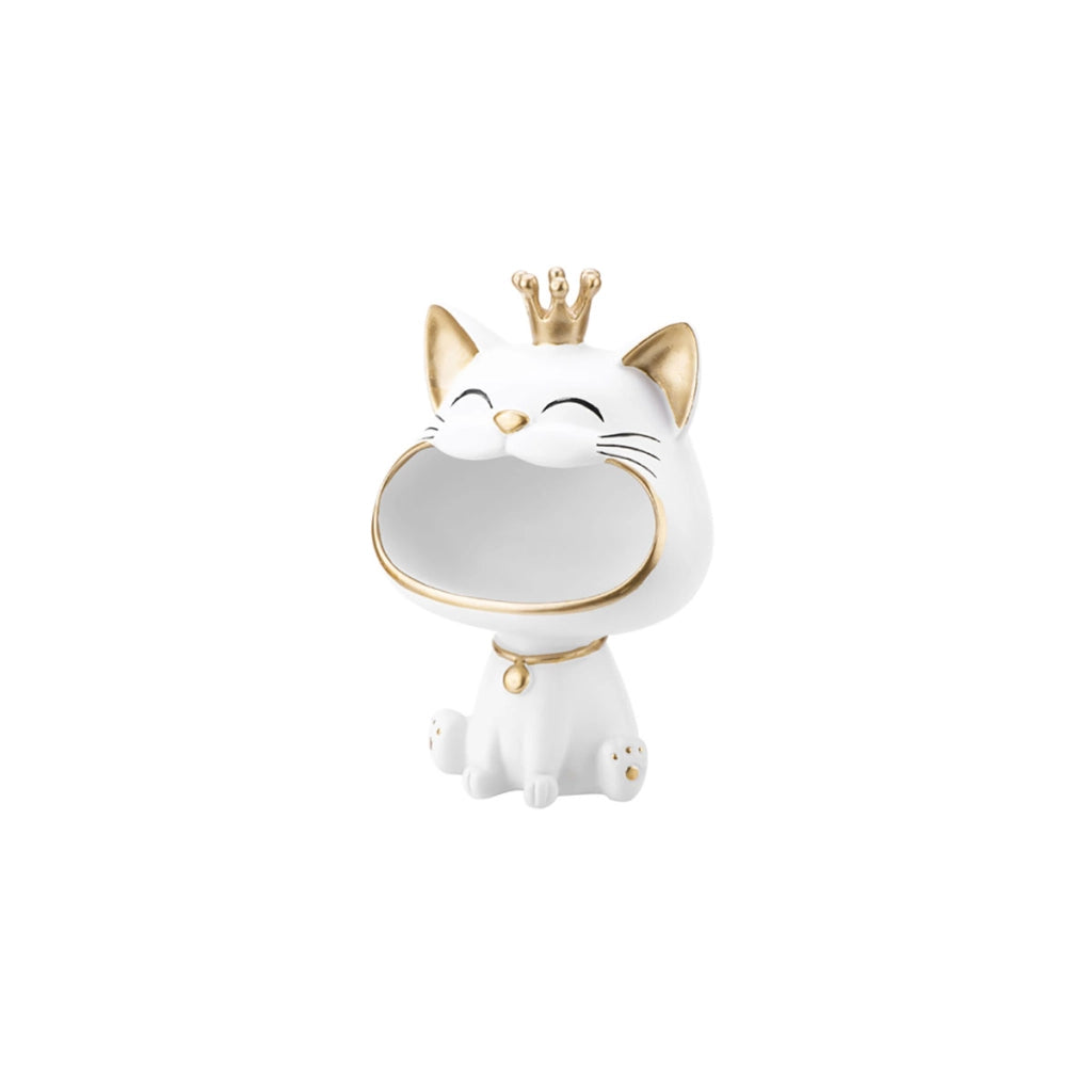 Decorazione da interni King Cat con grande sorriso Bianco TechKidz