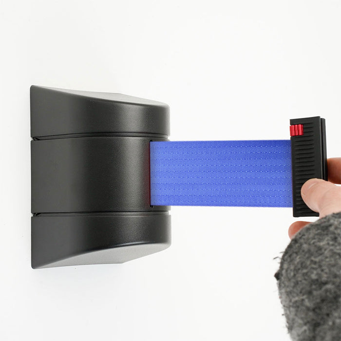 Tendinastro da Parete 10 m con Clip di Chiusura Nastro Blu