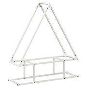 Rastrelliera per Legna da Ardere Bianca 80x25x90 cm CFW2818828