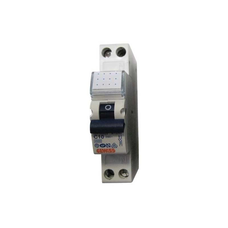 GW90026 Interruttore Magnetotermico 1P+N C10 4,5Ka