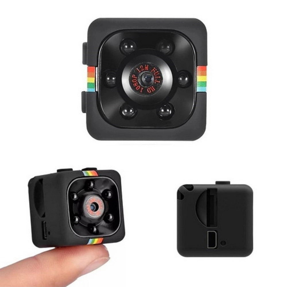 Trade Shop - Mini Telecamera Sicurezza Hd Ricaricabile Compatto Rilevamento Movimento Q-s712 -