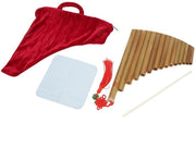 Flauto tradizionale cinese 15 canne - materiale ecologo in bambù - adatto a principianti - facile da imparare - flauto