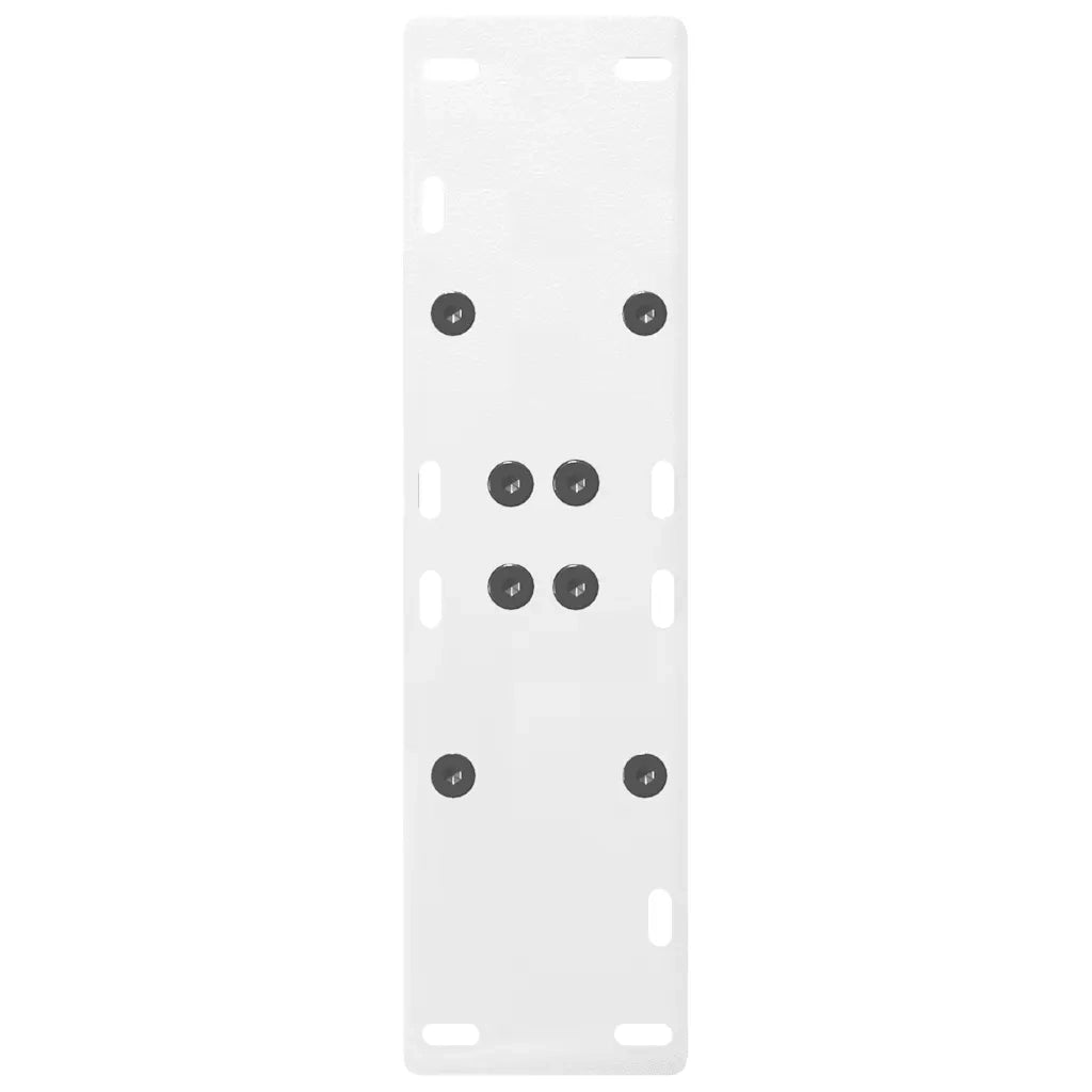 Gambe per tavolo da pranzo a forma di A 2 pz bianche 60x(72-73) cm in acciaio 4012849