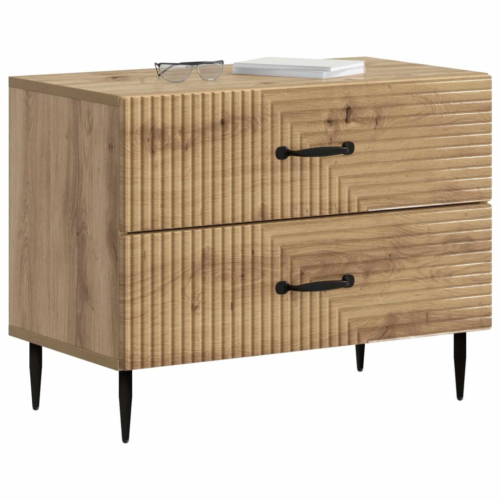 Armadio da Notte Rovere Artigianale 62 x 34,5 x 47,5 cm 894784