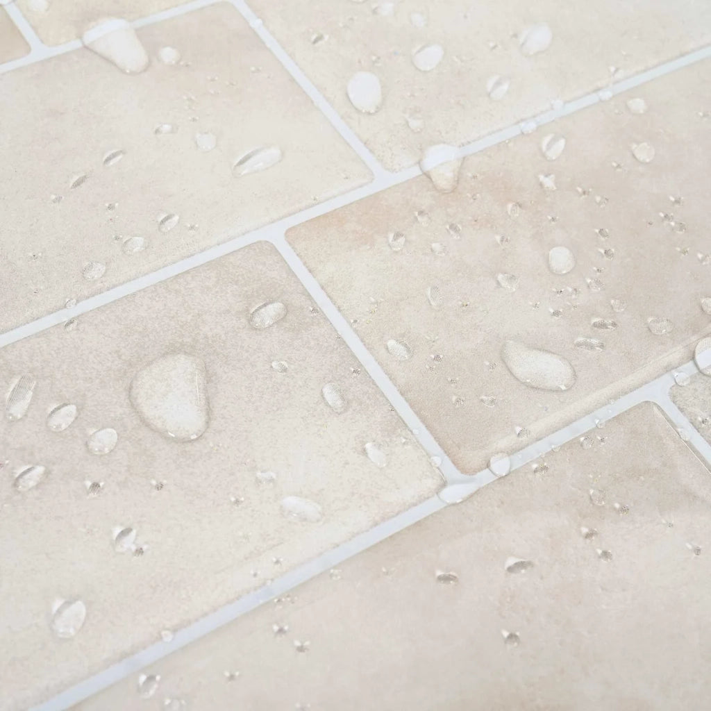 Piastrella subway 10 pz Marmo Beige 29 x 21 cm CFW5428471