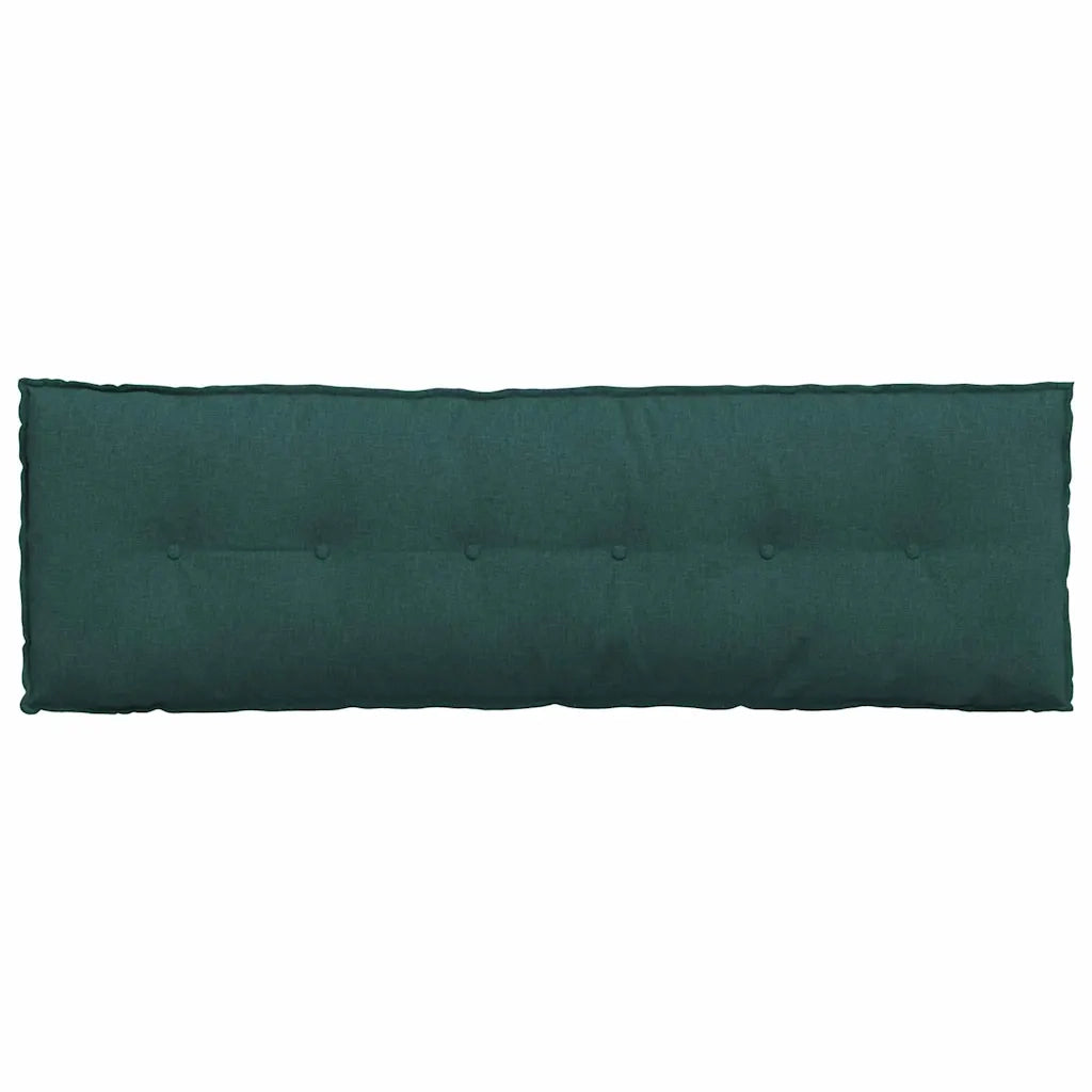 Cuscino per Schiena Verde Scuro 160 x 19 x 50 cm Tessuto
