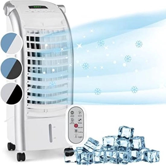 Raffreddatore d'aria con elementi refrigeranti - Raffreddatore d'aria con acqua - Bianco 

Modello: 
Specifiche tecniche: