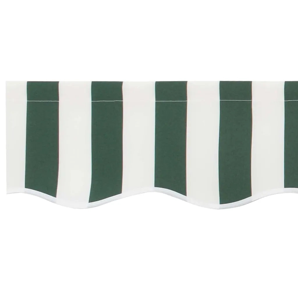 Telo di ricambio per tenda da sole Verde e Bianco 280 x 245 cm 42000656