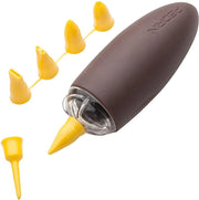 PEDRINI PENNA DECORATRICE DOLCI CON 6 BECCUCCI PER CAKE DESIGN 26X12X5 CM