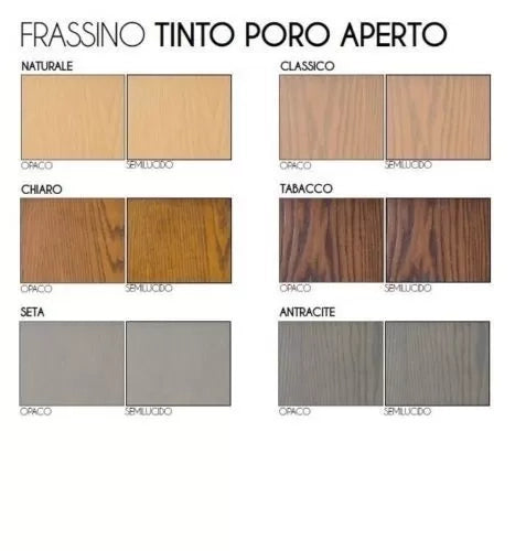 Credenza frassino chiaro poro aperto  2 porte con particolari in foglia oro l.180 p.50 h.88 - Mobili 2G