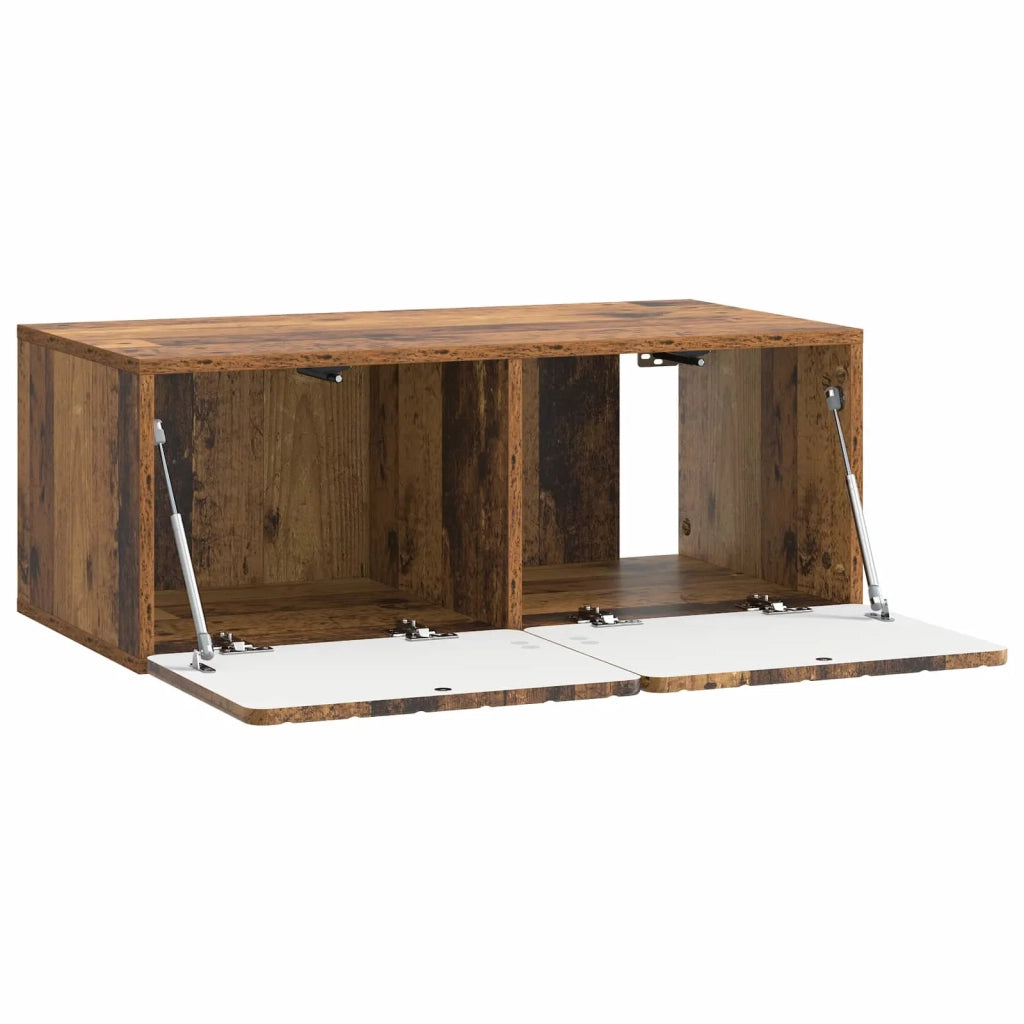 Mobile Porta TV da Muro Legno antico 78,5 x 41 x 30 cm