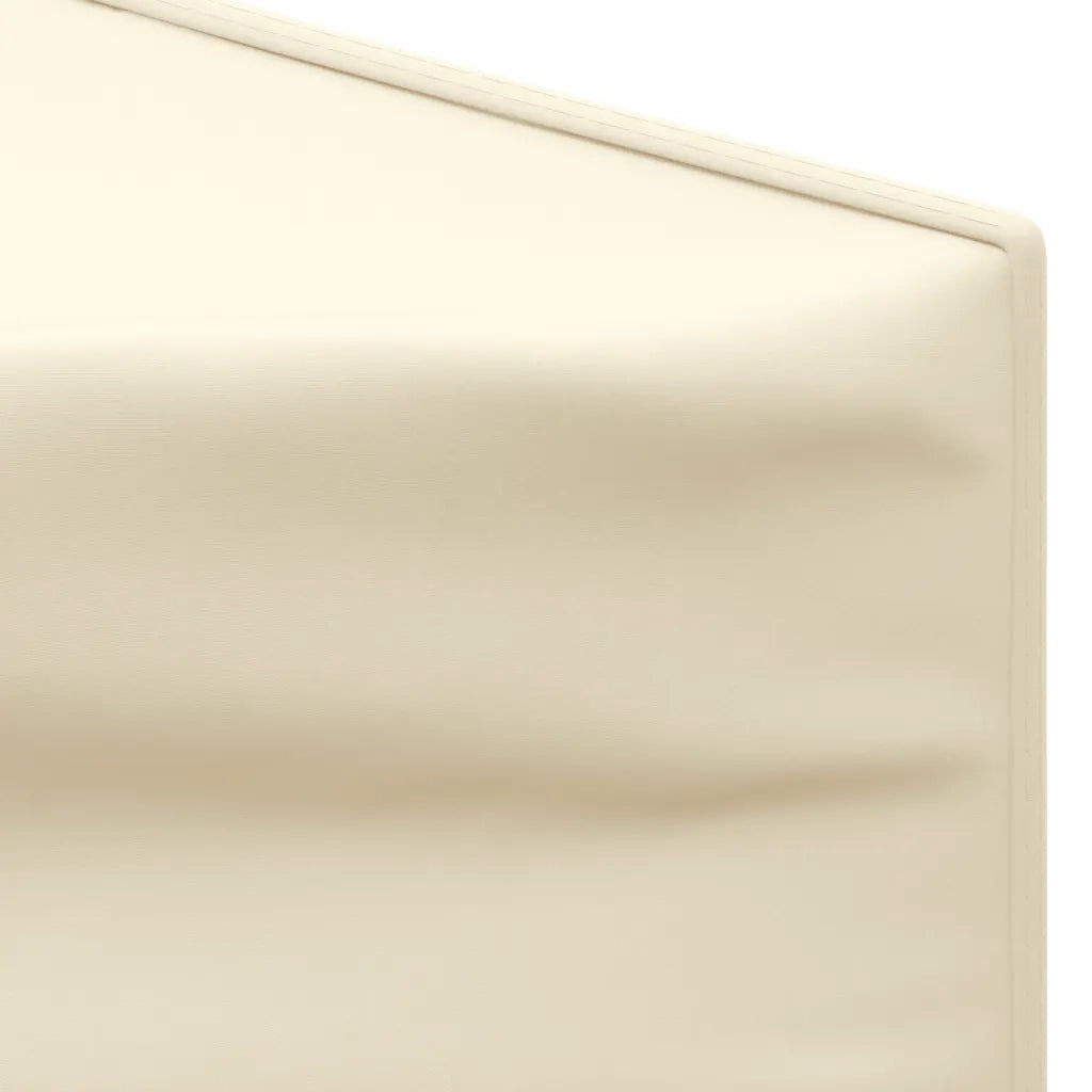 Tenda per Feste Pieghevole con Pareti Laterali Crema 3x3 m 93529