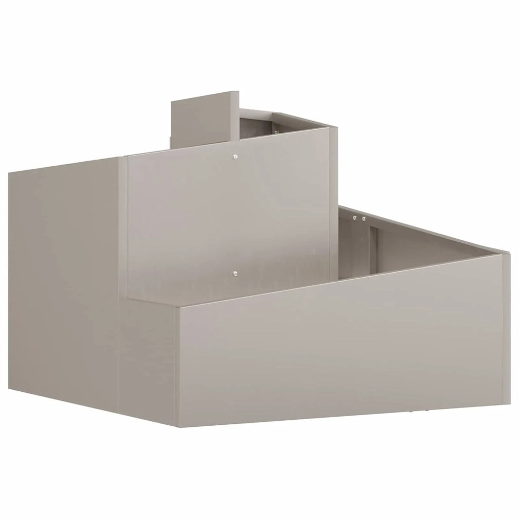 Fioriere | Cassetta per fiori | Vaso da giardino Marrone 60 x 60 x 50 cm
