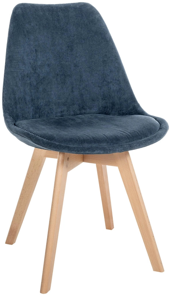 Sedia Pranzo Linares blu scuro,Cordone