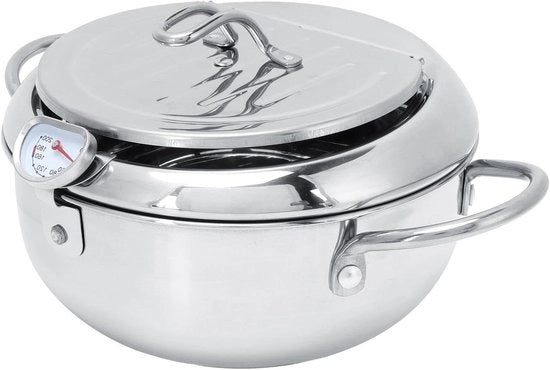 Frittoia Tempura stile giapponese - Facile da pulire - Mini 28 cm - Ideale per patatine fritte francesi