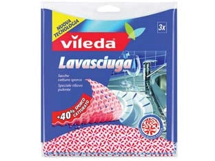 PANNO MULTIUSO LAVASCIUGA CM.36X34 - 5 pezzi VILEDA