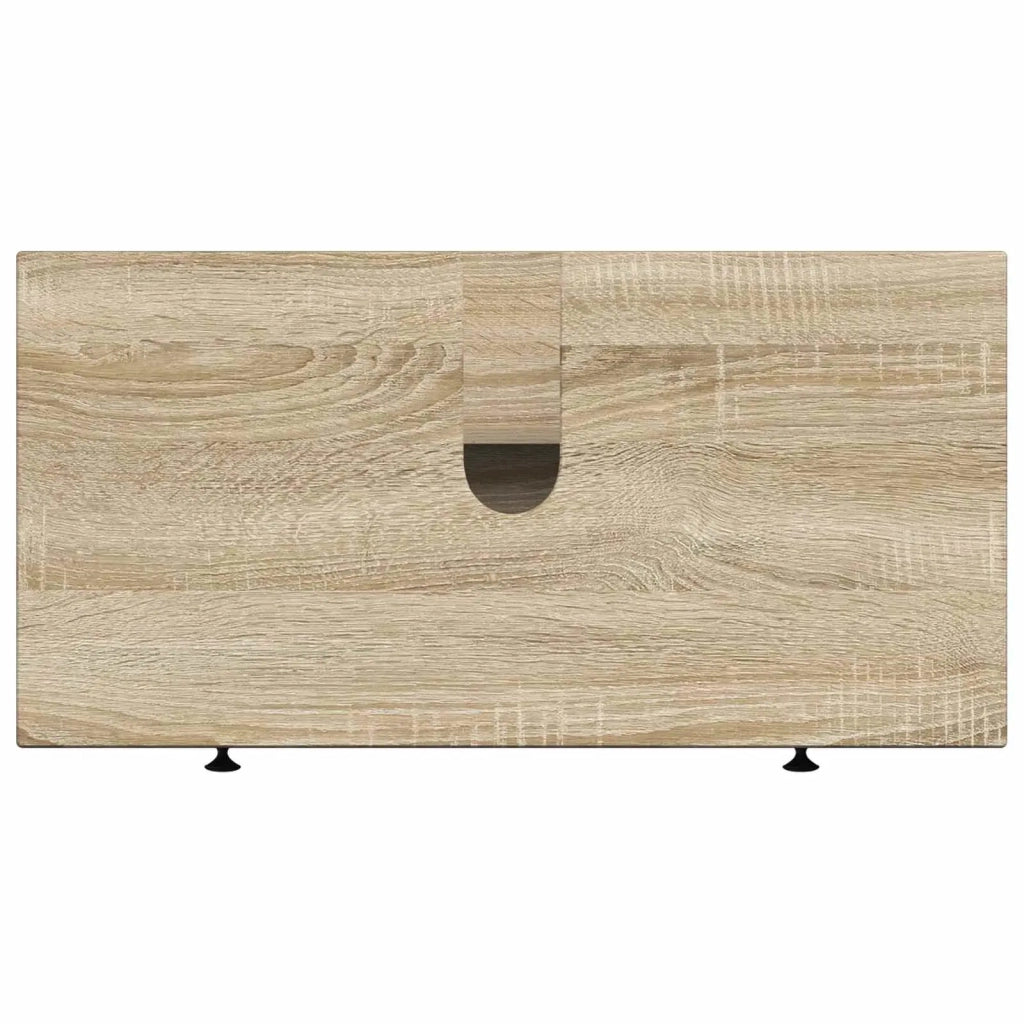 Armadio per Lavabo da Bagno EDE Rovere Sonoma 82 x 41 x 59 cm 895917