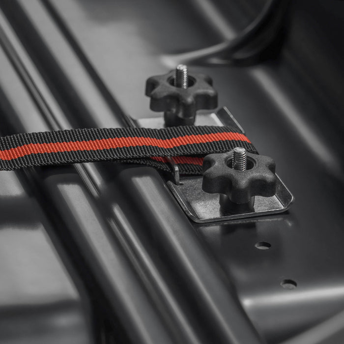 Box Cofano Auto Baule Portatutto da Tetto 400L Menabò Marathon Dark