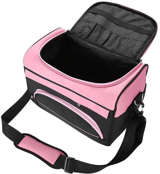 Borsa per capelli professionale con grande capacità - Borsa portatile per salone - Tas per capelli professionale multifunzionale - Materiale di alta qualità - Dimensioni: 34 x 21 x 25 cm - Borsa per cosmetici