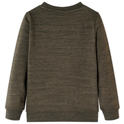 Felpa da Bambino Cachi Scuro M¨¦lange 104