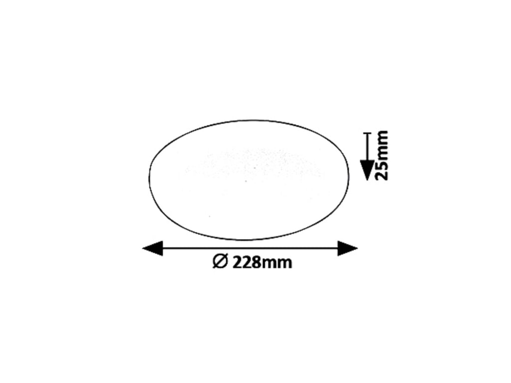 Plafoniera incasso tonda LED 24W 4000K IP65 Rabalux
