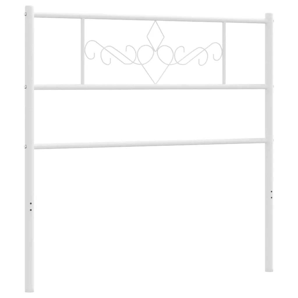 Testiera di Ricambio in Metallo Bianco 107 cm 355346
