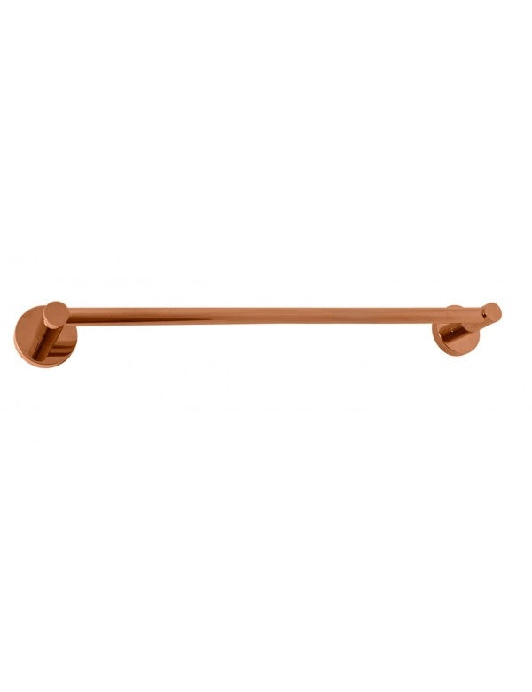 Portasciugamani a parete COLORADO in ottone oro rosa spazzolato 64,3 cm