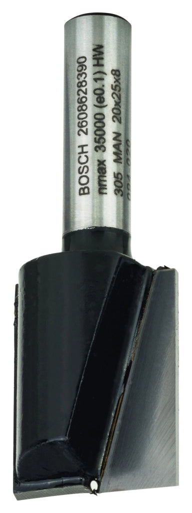 2608628390 - Fresa dritta, 8 mm, D1 20 mm, L 25 mm, G 56 mm 8 mm, D1 20 mm, L 25 mm, G 56 mm