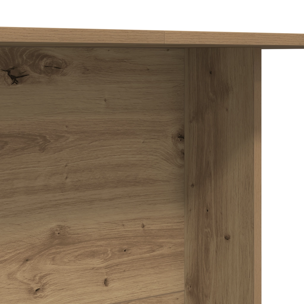 Tavolo da pranzo  in rovere artigianale 110x60x75 cm in legno ingegnerizzato
