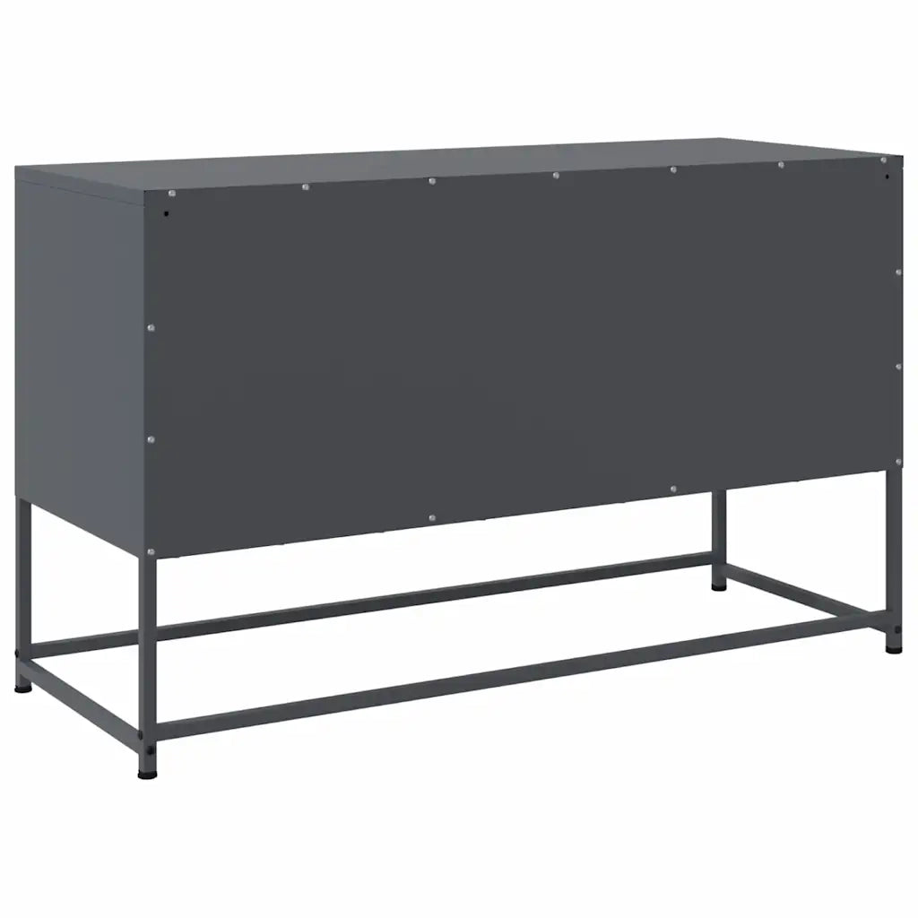 Mobile TV Antracite 100,5x39x60,5 cm in Acciaio