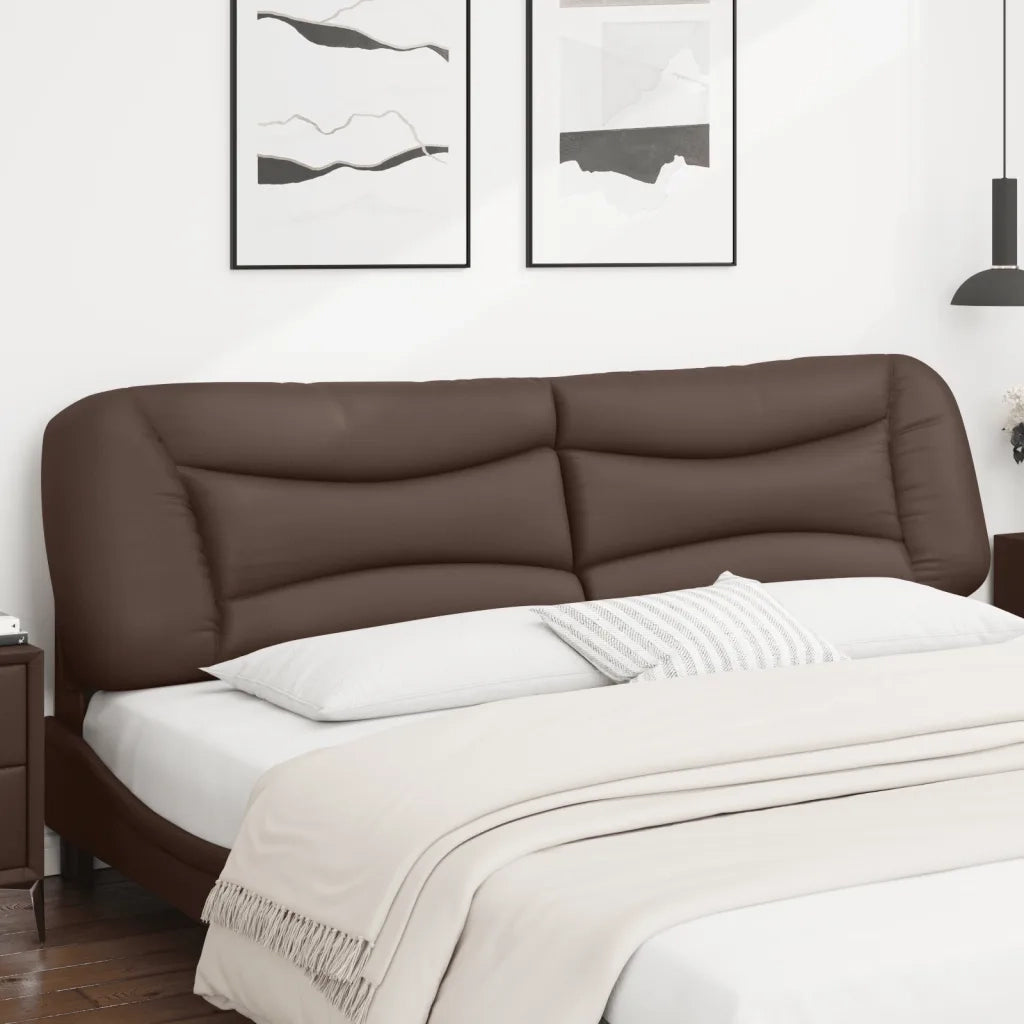 Cuscino Testiera Hvar Marrone 200 cm in Similpelle CFW5777442