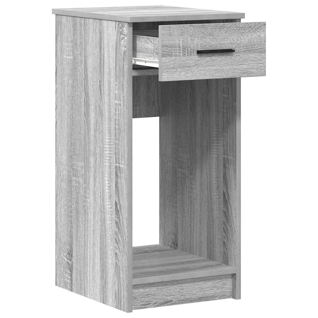 Supporto a Torre per Computer con Cassetto Grigio 35x45x77 cm