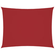 Parasole a vela | Telo Ombra | Vela da ombra Oxford Rettangolare 2,5x4 m Rosso