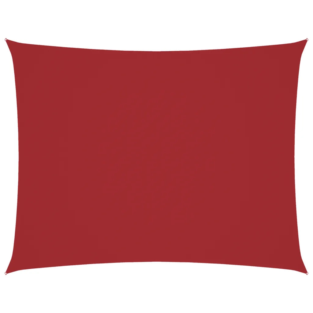 Parasole a vela | Telo Ombra | Vela da ombra Oxford Rettangolare 2,5x4 m Rosso