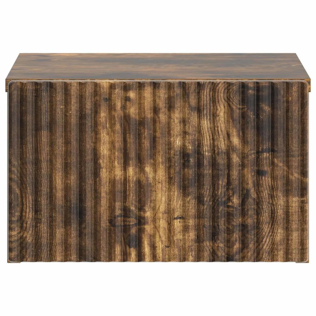 Mobiletto da notte a muro 2 pcs Rovere Fumo 33 x 34,5 x 20 cm 898436