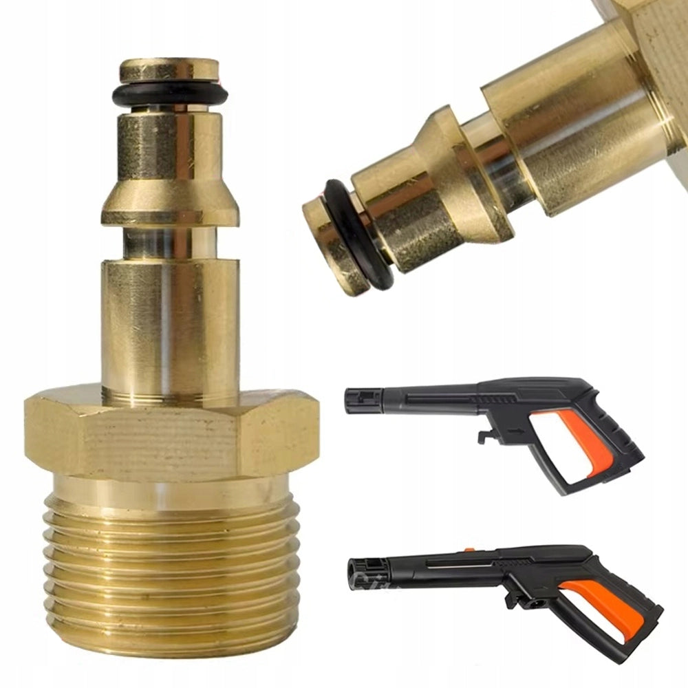 Adattatore Universale M22 per Tubo compatibile con Idropulitrici Patriot, Daewoo, Bort, Yili – Ottone, Filettatura M22x1