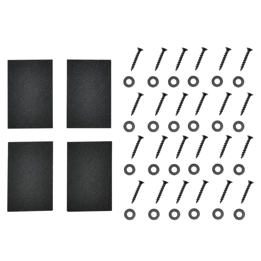 Set di 2 gambe rettangolari per tavolo in metallo 100 cm nero 03_0003667
