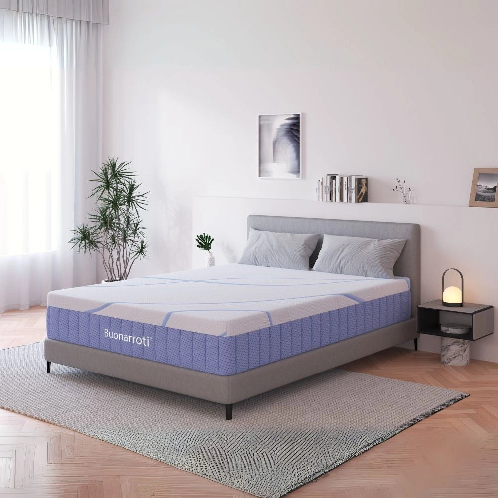 Materasso matrimoniale Pergamo a molle 5 zone con rivestimento Antiscivolo 160x190x30H