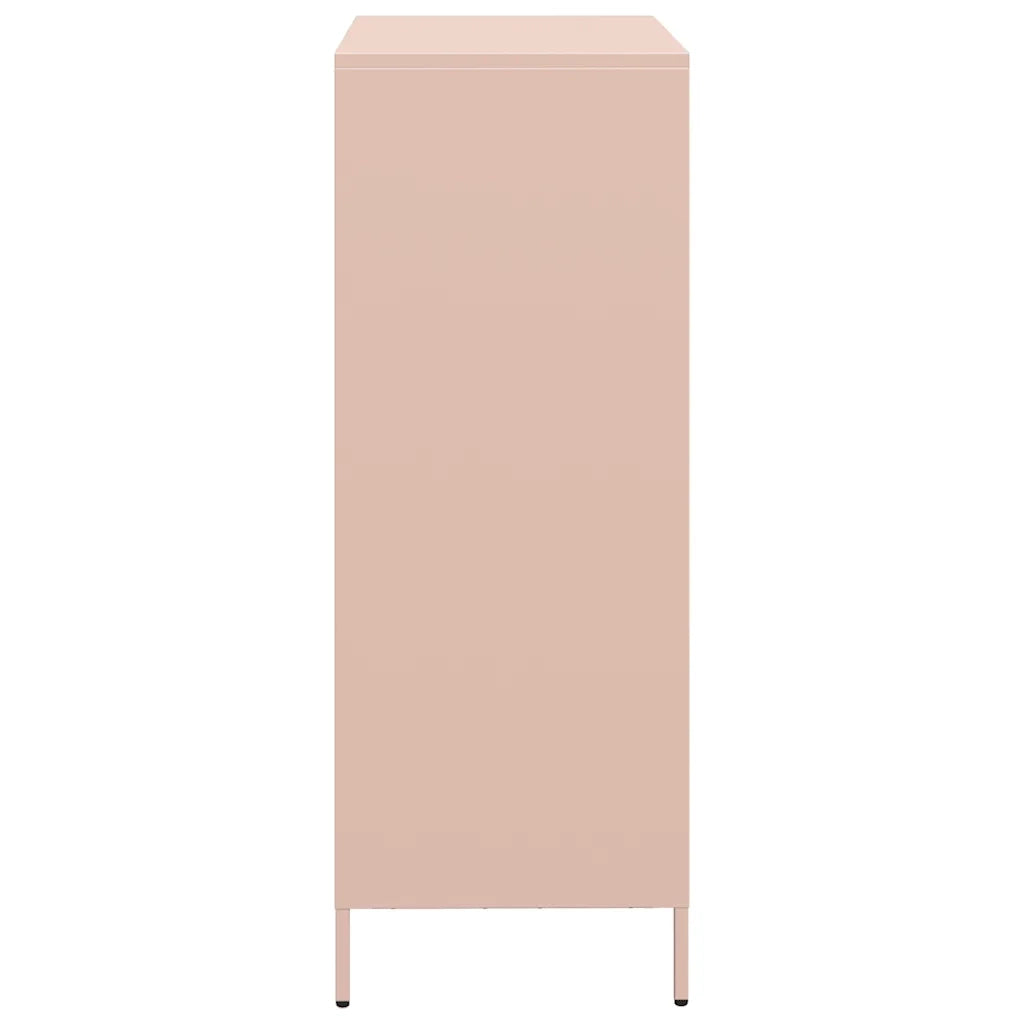 Credenza-Buffet-Armadio da cucina Rosa 68x39x103,5 cm in Acciaio