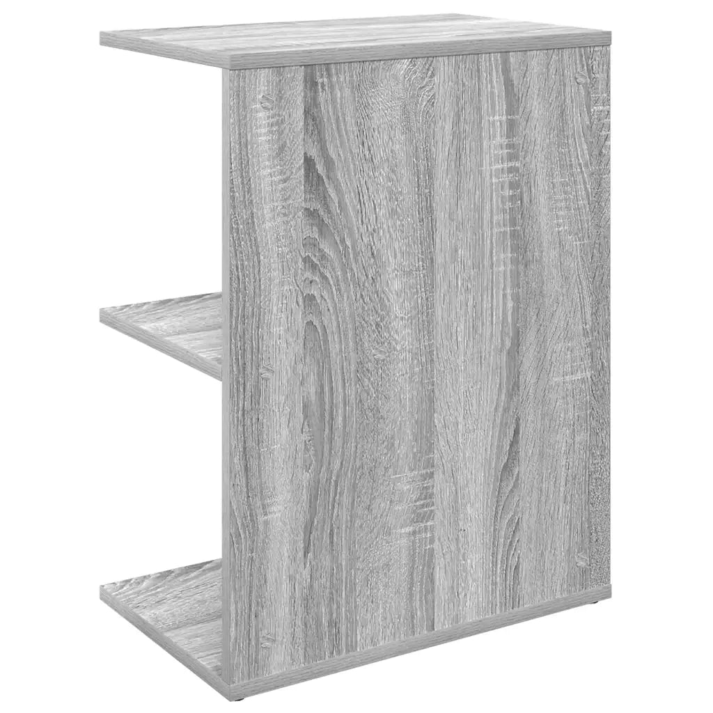 Comodini 2 pz-Set di 2 Tavolino da notte Grigio Sonoma 46,5x29x61 cm in Legno Multistrato