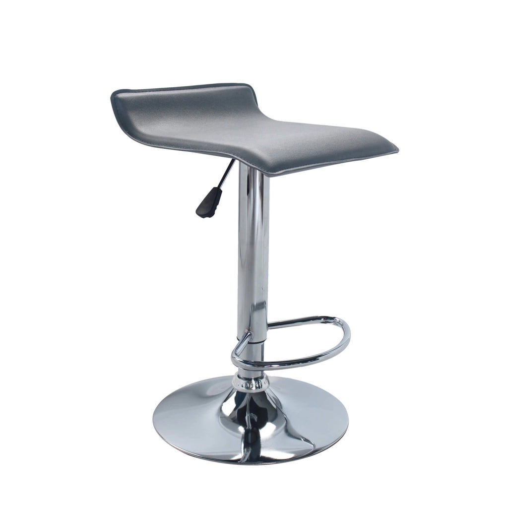 Sgabello Moderno per Sala da Pranzo in Ecopelle cm 40x39x84 - ELISE