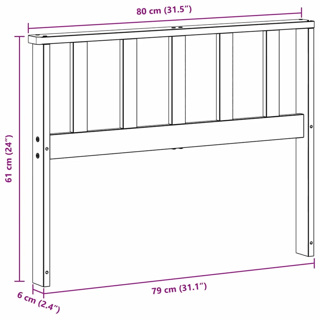 Modulo Braccioli 2 pz Bianco 80 x 6 x 61 cm 901584