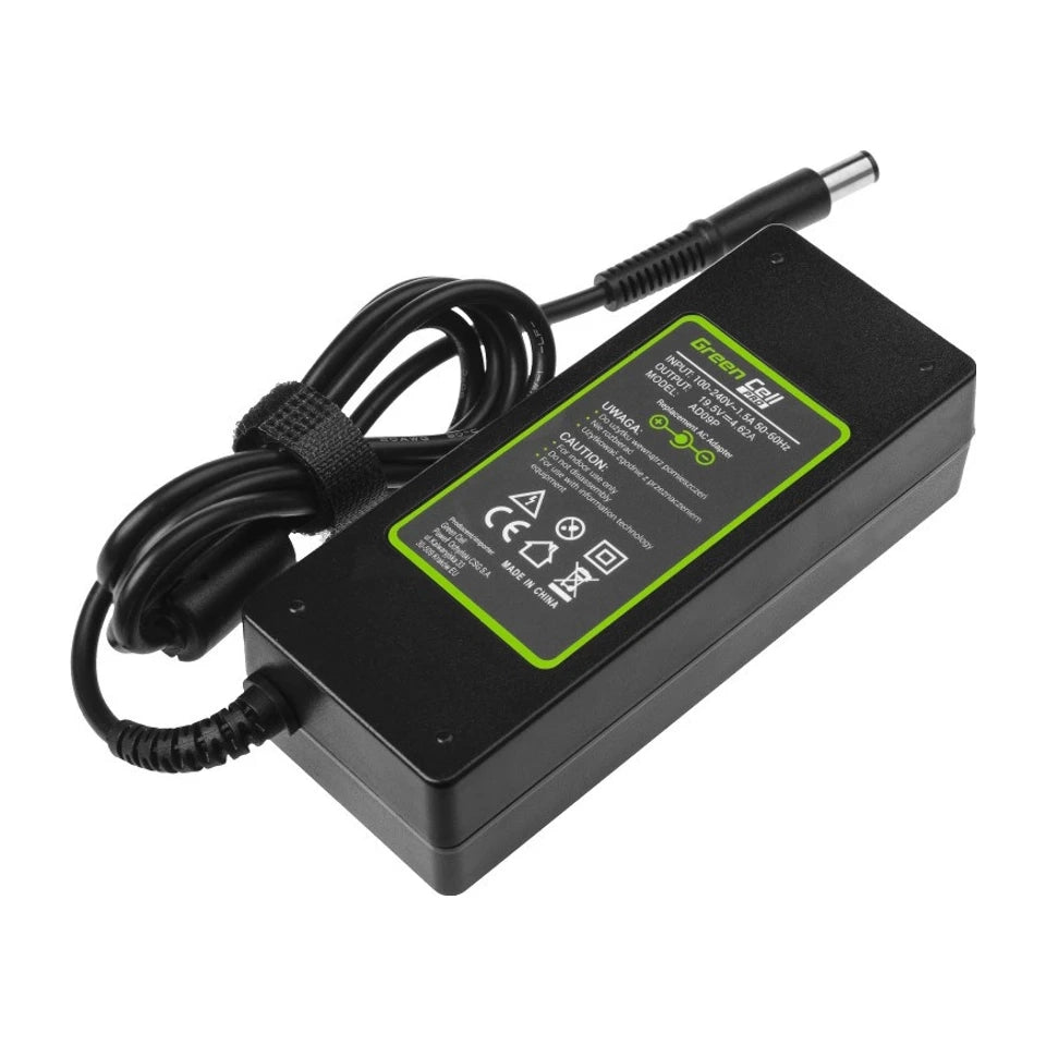 Caricatore Green Cell AD07AP AC Adapter per Dell 19.5V 3.34A 65W / 7.4mm-5.0mm