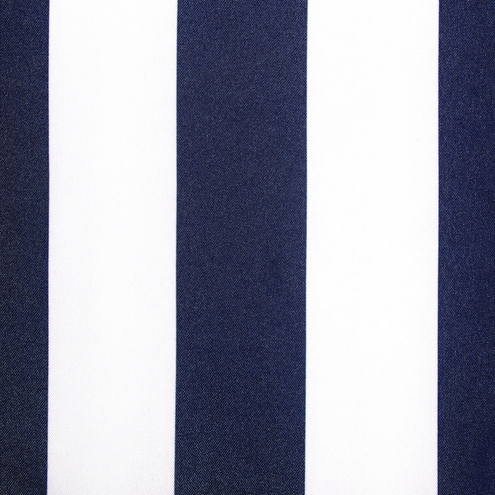 Altalena da giardino per patio con struttura in acciaio a rete a righe blu a 3 posti con baldacchino