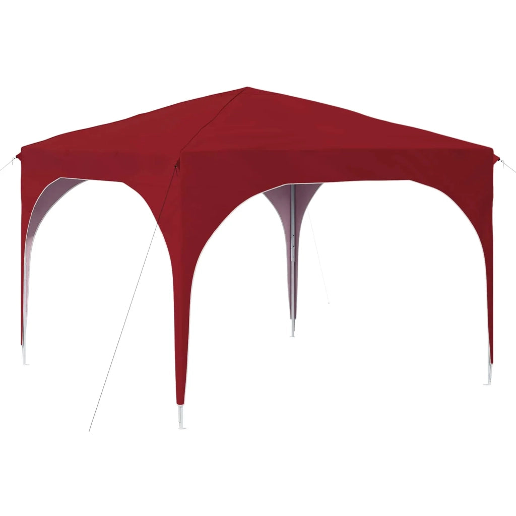 Tenda per feste a pop-up 290 x 290 x 245 cm Borgogna